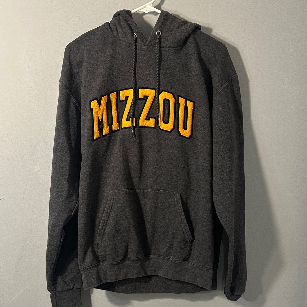 Champion Mizzou Unisex Gray Hoodie